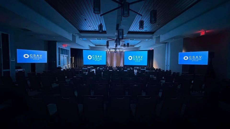 CSAV corporate conference AV production