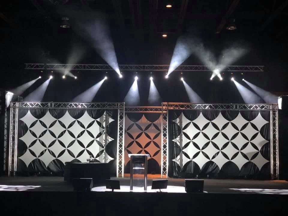 CSAV LED stage installation